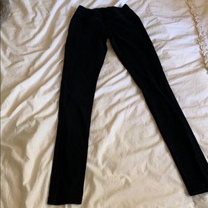 Black cloth lululemon tights